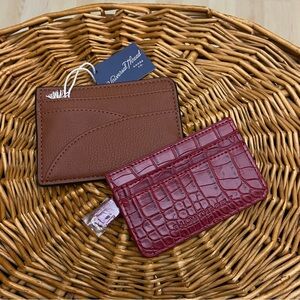 🆕 2 New Faux Leather Cardholder Wallets